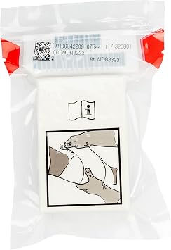 North American Rescue Compressed Gauze (Rolled) NAR Compact Crinkle Cotton Gauze Compression Bandage for Wounds, Injuries (30-0052)