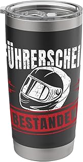 Motorcycle driving licence passed moped driving test motorcycle Stainless Steel Insulated Tumbler