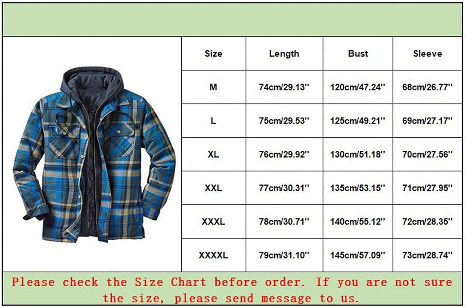 QWENTMTNTY Men's Fleece Quilted Lined Flannel Shirt Jackets Casual Button Down American Flag Hoodie Jackets Zip Vintage Sweatshirt