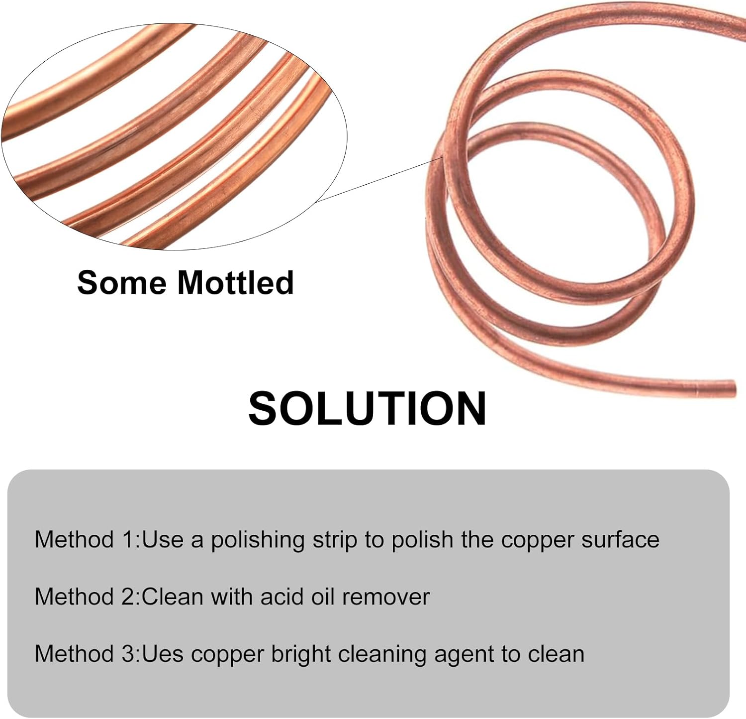 Yaocom Copper Tube 1/2" OD x 7/16" ID x 10 Ft Refrigeration Copper Tubing T2 Copper Tube Soft Coil Copper Tubing for Air Conditioners, DIY Projects, Refrigerators, Industry