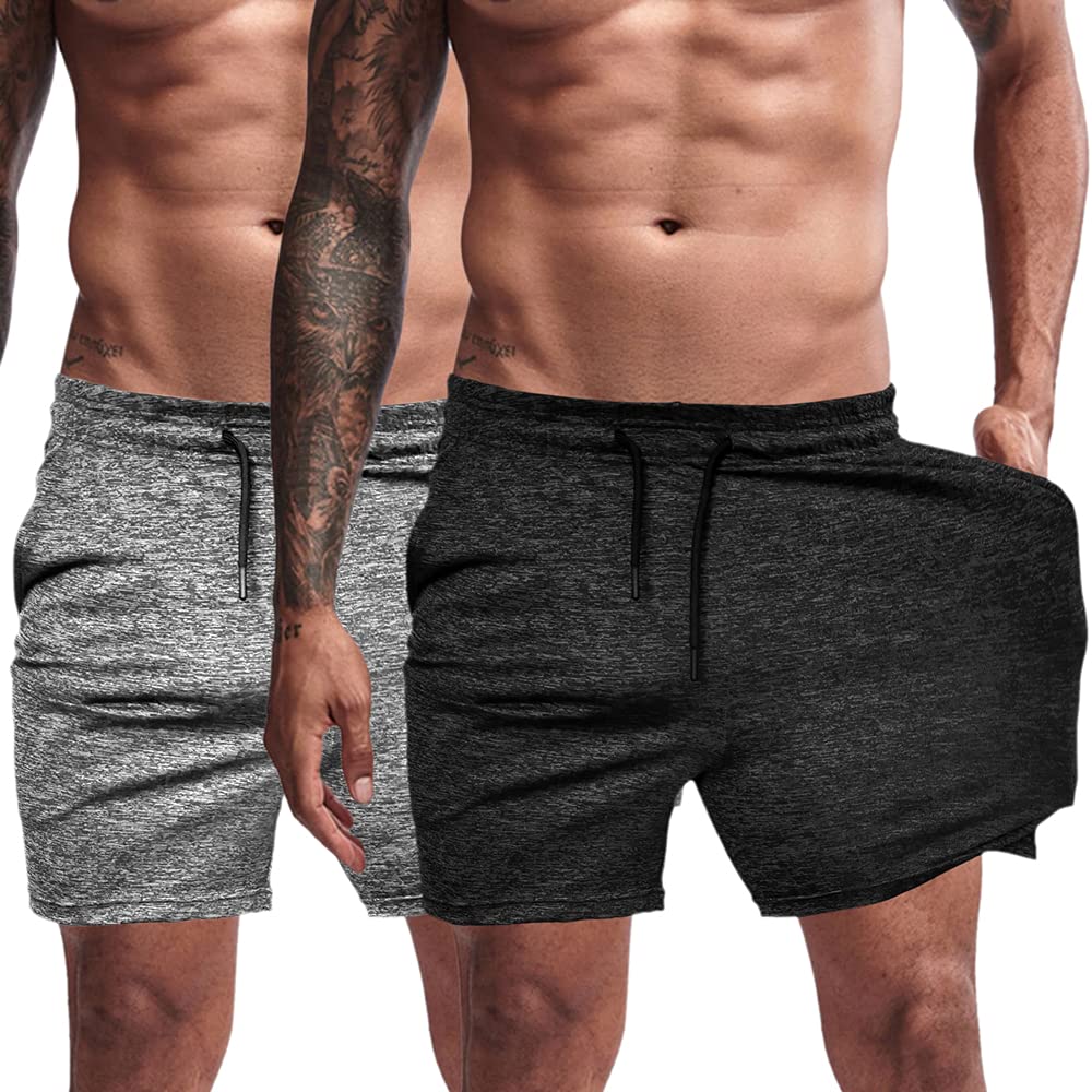 Pantaloncini Sportivi da Uomo,Palestra Corsa Shorts,Pantalone Atletici Leggero con Tasca,Asciugatura Rapida