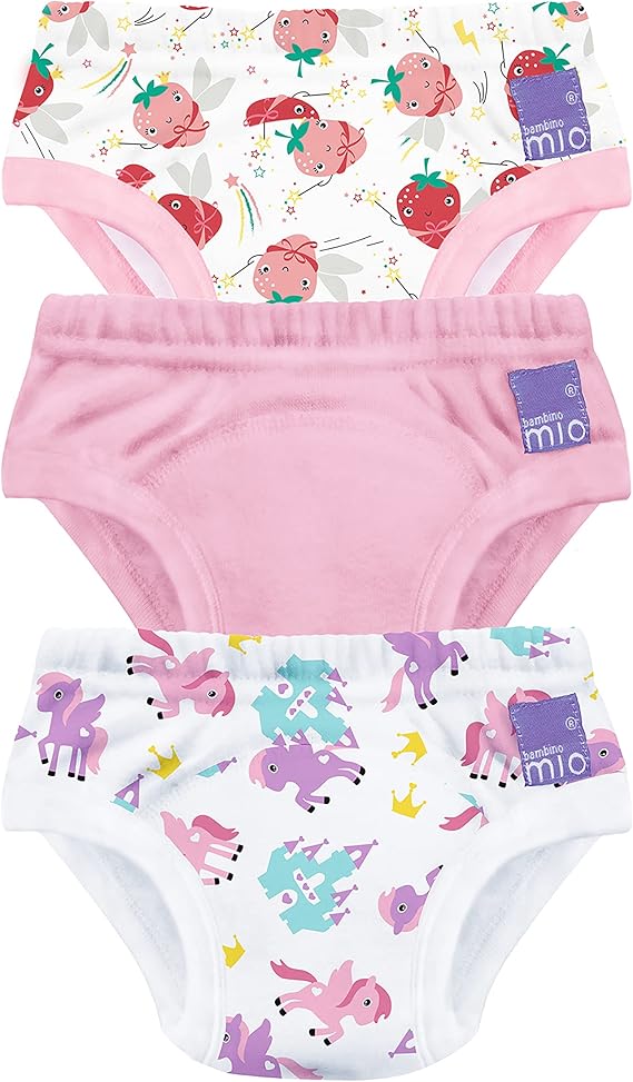 Mutandine Allenatrici Bambino Mio - Lavabili, Ecologiche, Taglia 18-24 Mesi, Bianco