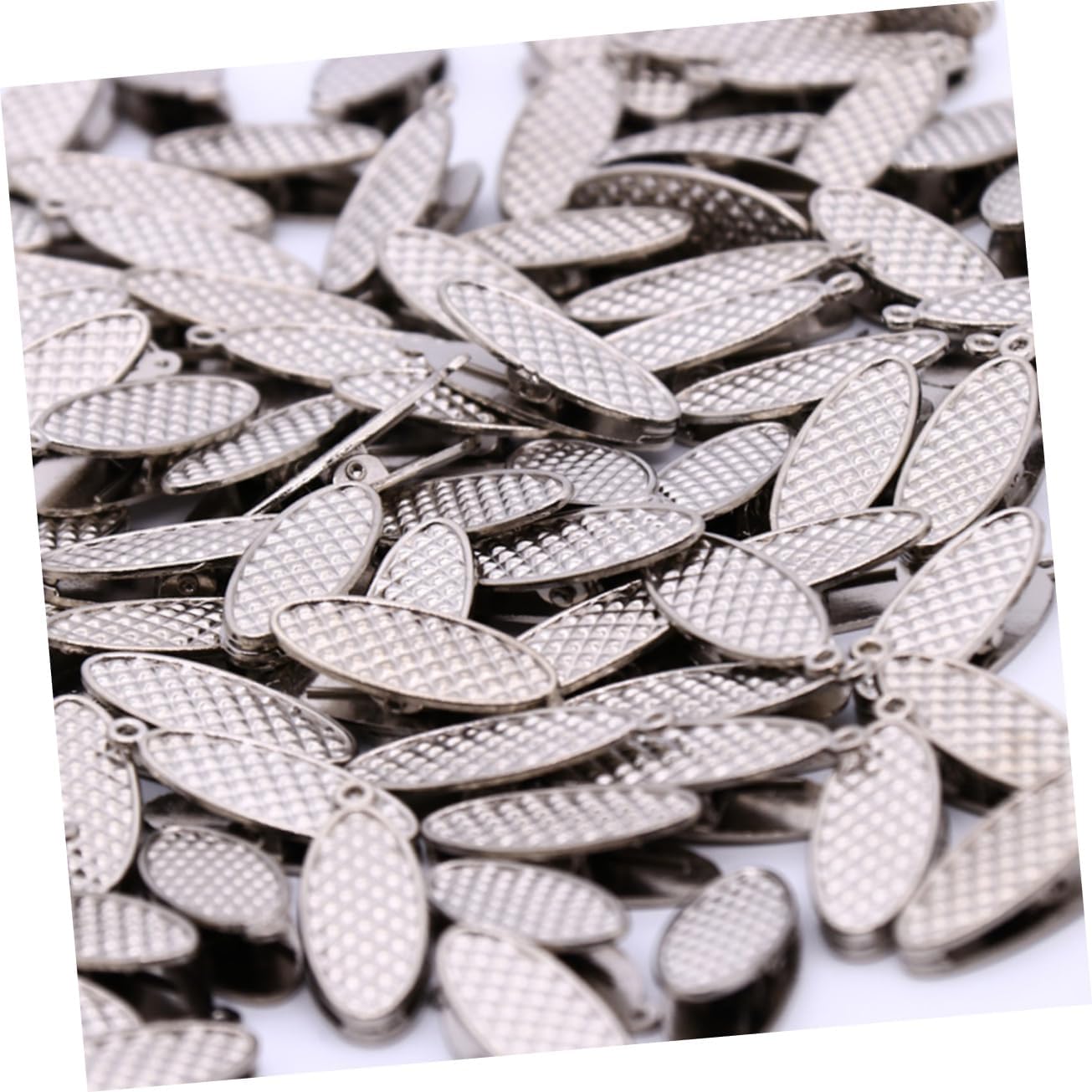 MAGICLULU 15pcs Eco-friendly Napkin Holder Chain Zinc Alloy Napkin Clip for European Style Portable Clips Bib Holder
