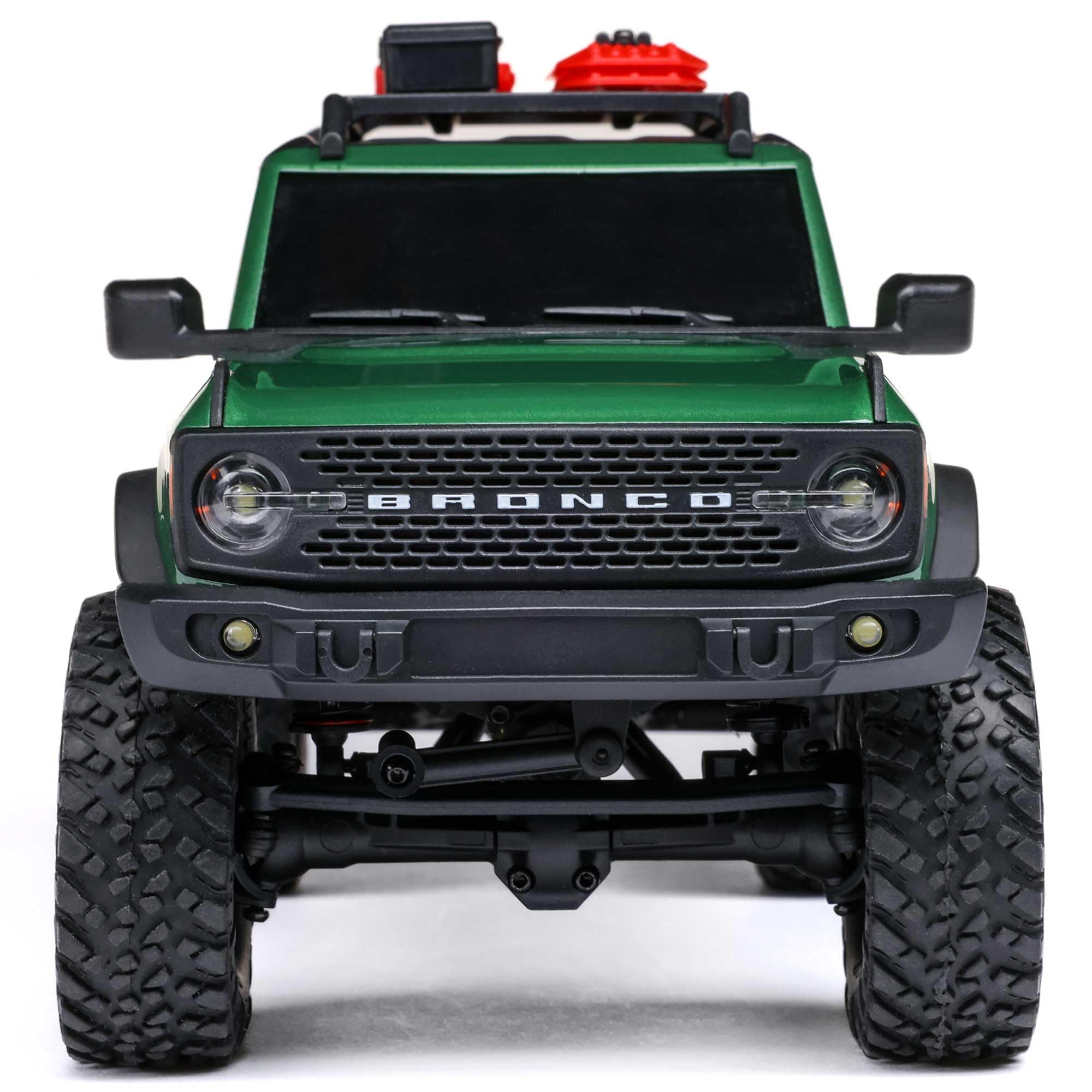 Axial SCX24 Ford Bronco 4X4 Ready to Run RC Rock Crawler, scala 1:24, motore a spazzole, fuoristrada telecomandato, coppia extra lunga, con batteria e caricatore, verde