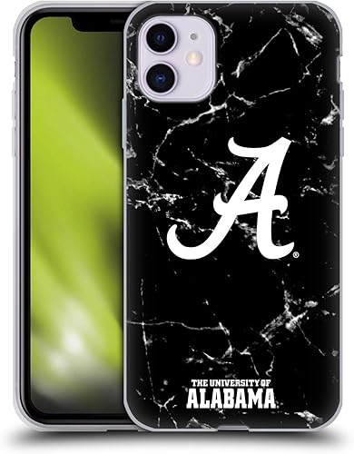 Miniatura 321 de Head Case Designs Funda de gel con logotipo oficial de la Universidad de Alabama UA [protección de grado militar] compatible con Apple iPhone 11