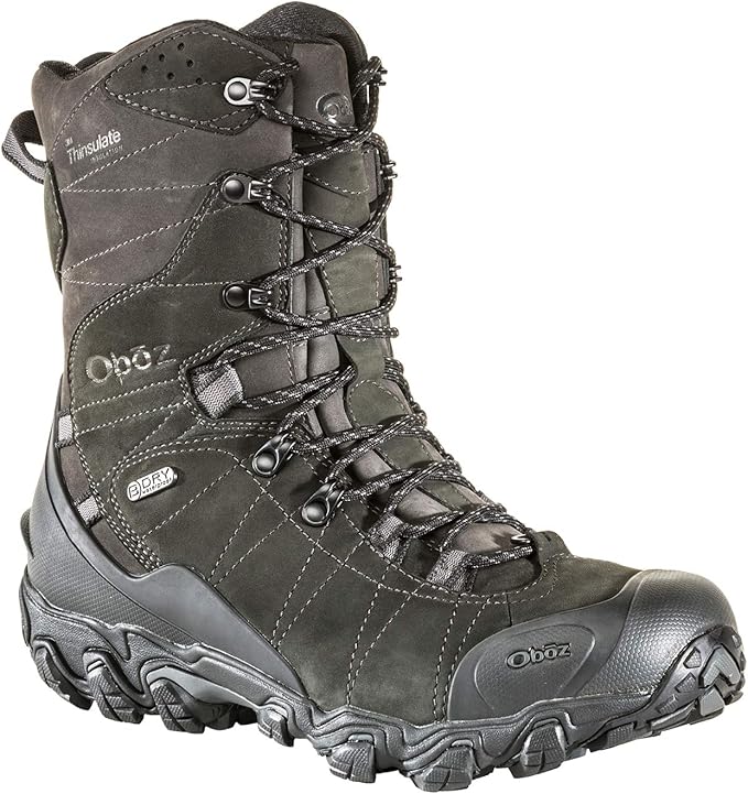 Oboz Men's Bridger 10" Insulated B-Dry Waterproof Hiking Boot