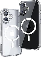 Vista 43 de ONES Funda delgada transparente para iPhone 8 Plus/7 Plus, PC + TPU híbrido, protección contra caídas de grado militar [antiamarillamiento], funda