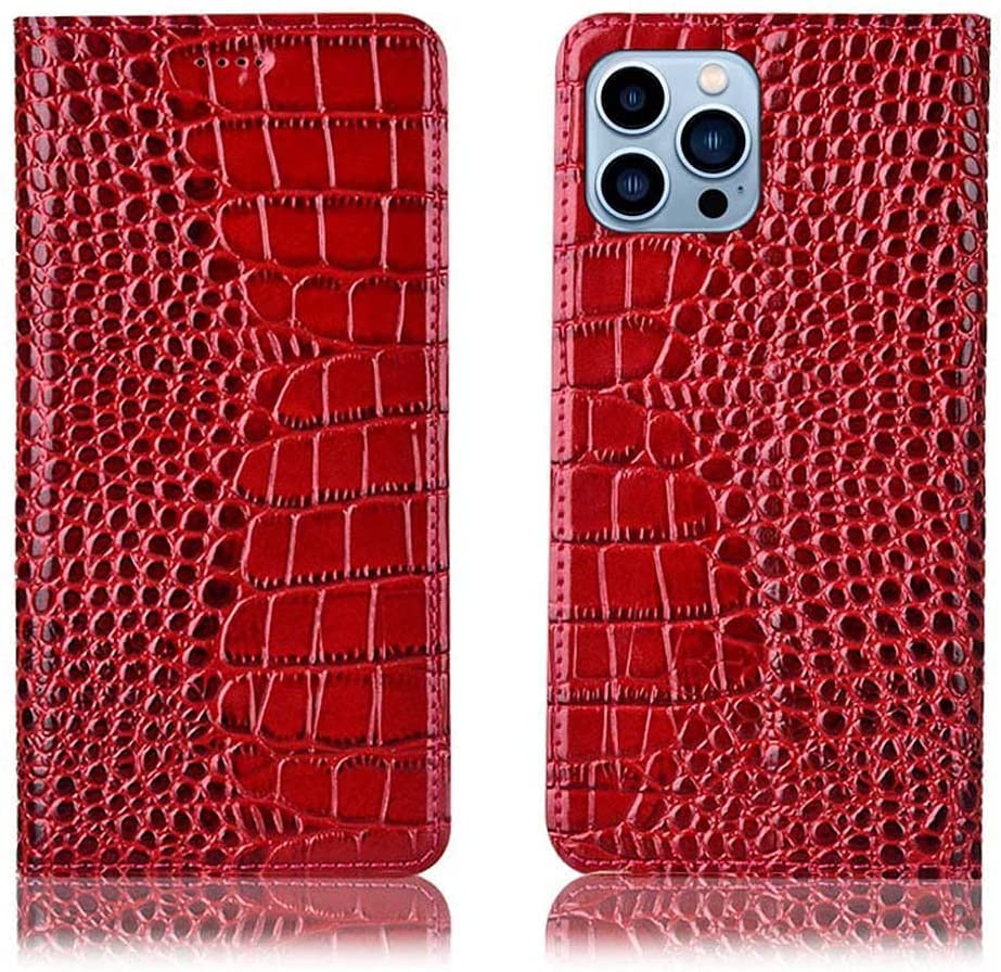 Étui antichoc iPhone 13 Pro Max rouge pour protéger votre écran et ranger vos cartes