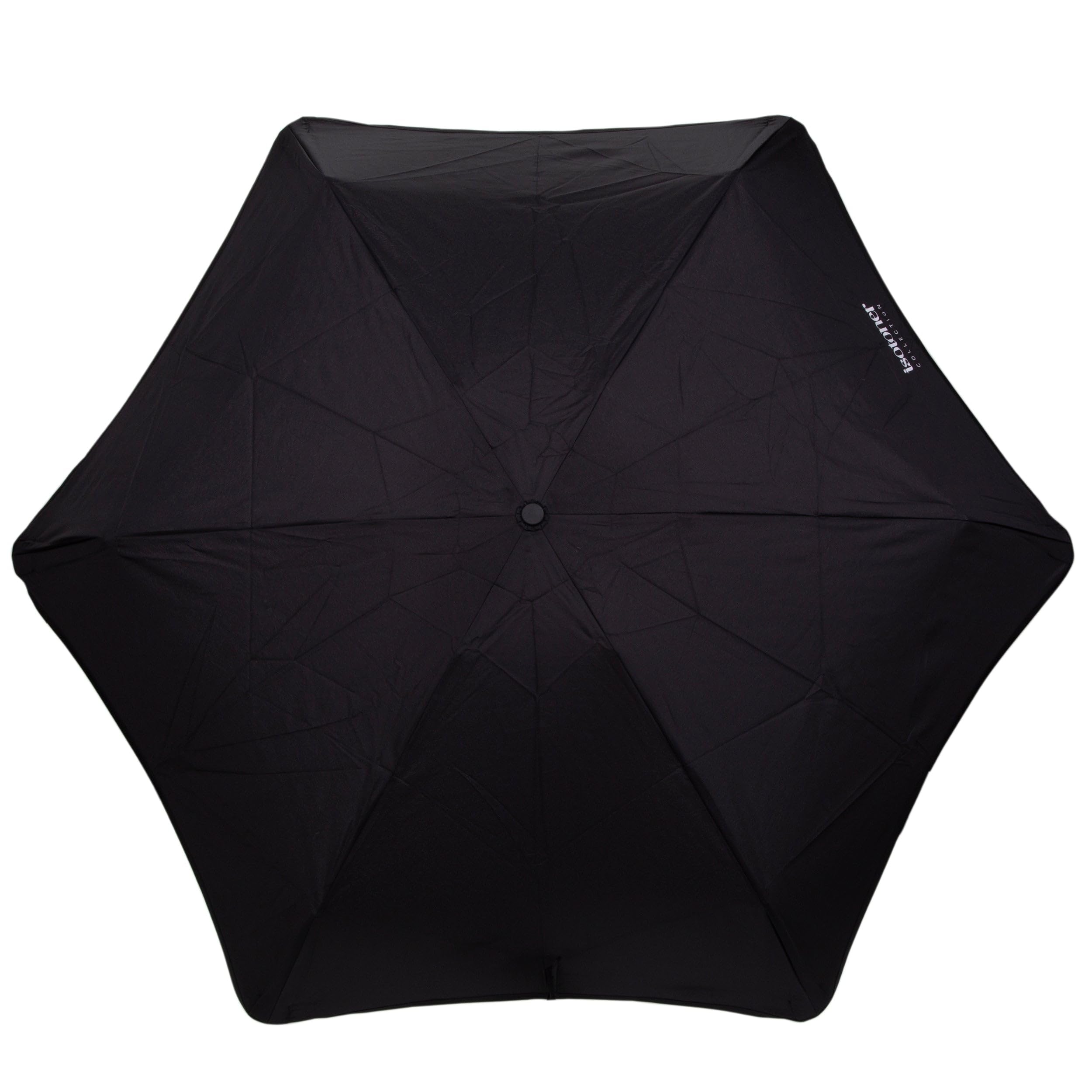 Isotoner Paraguas x-tra sólido anti-vuelco, ultra impermeable, apertura/cierre automático,