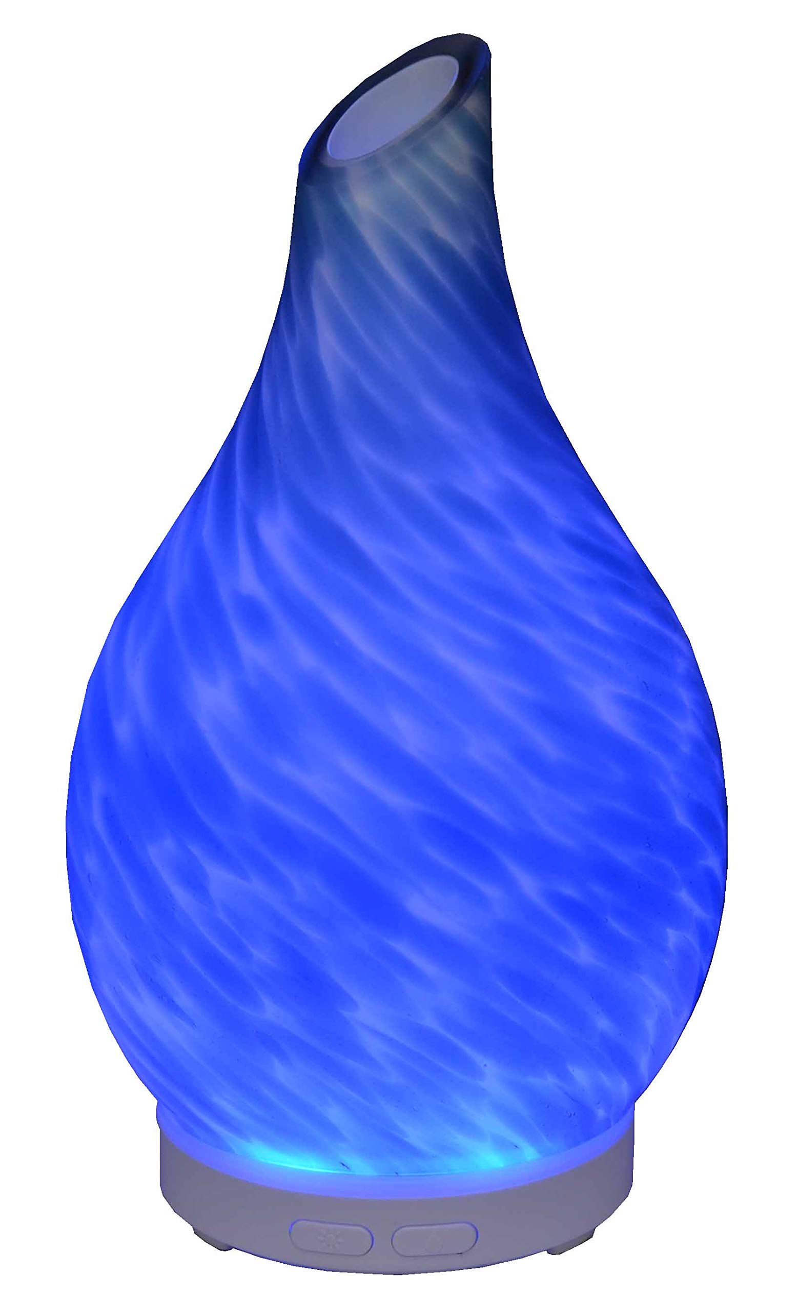 Essential Oil Diffuser Glass Ultrosonic 100 ml with 7 Colors LED Lighting