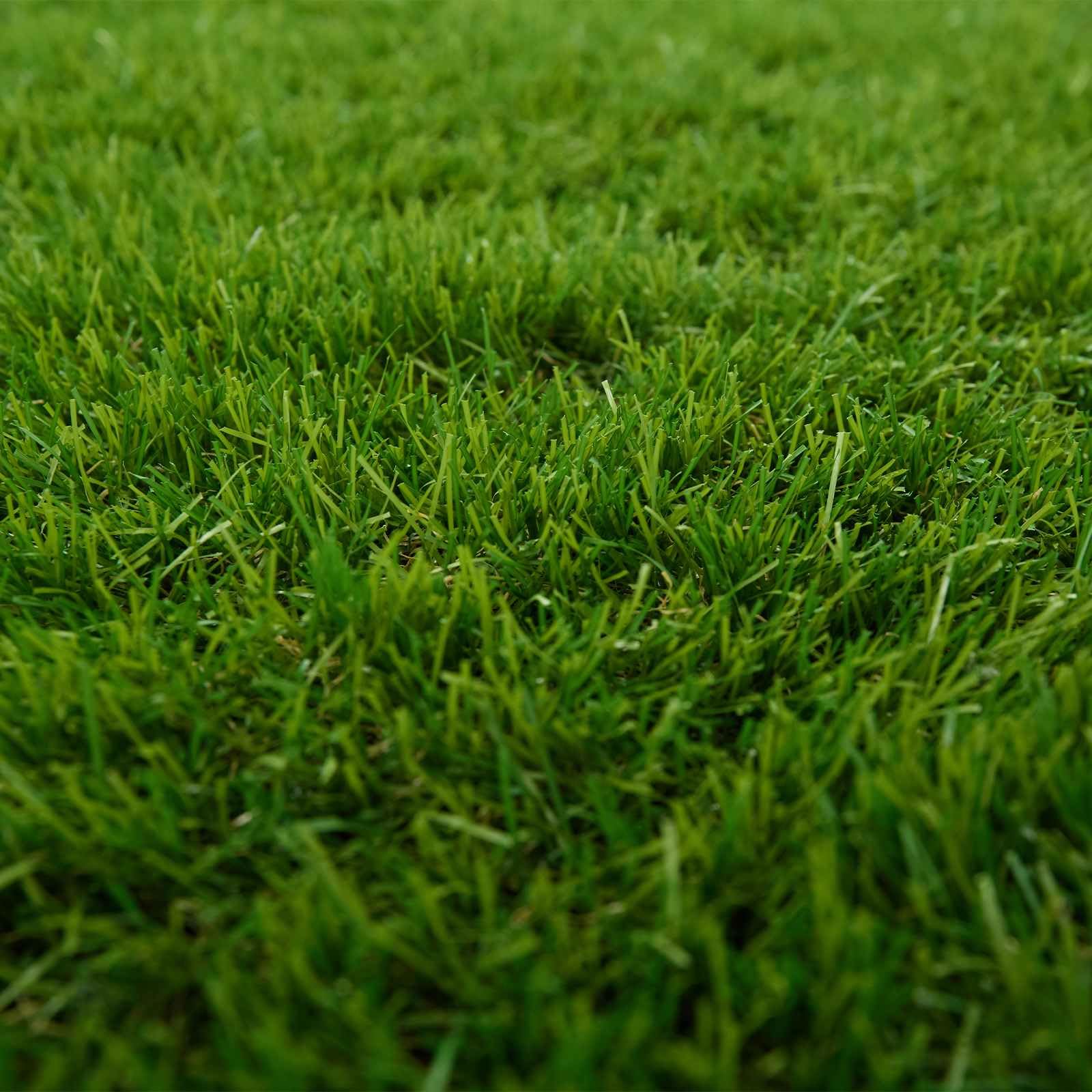 vidaXL Erba artificiale Verde 1 x 8 m, 50 mm PP e PE, Tappeto da giardino, resistente alle intemperie, per esterni, in stile erba sintetica beige, drena velocemente