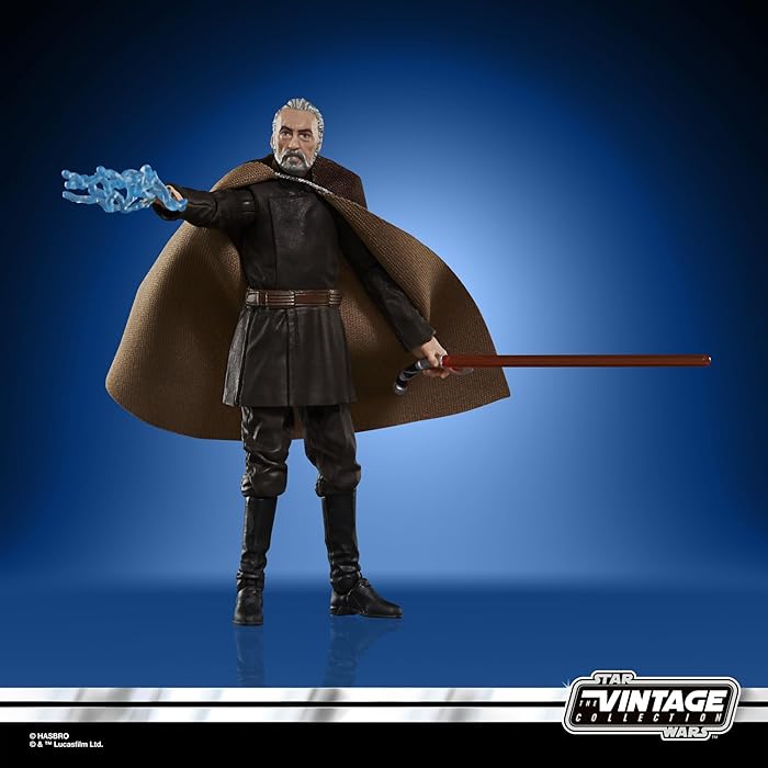 Hasbro F9973 Star Wars The Vintage Collection—Count Dooku(Darth Tyranus)(Star Wars Ⅱ : Attack of the Clones)
