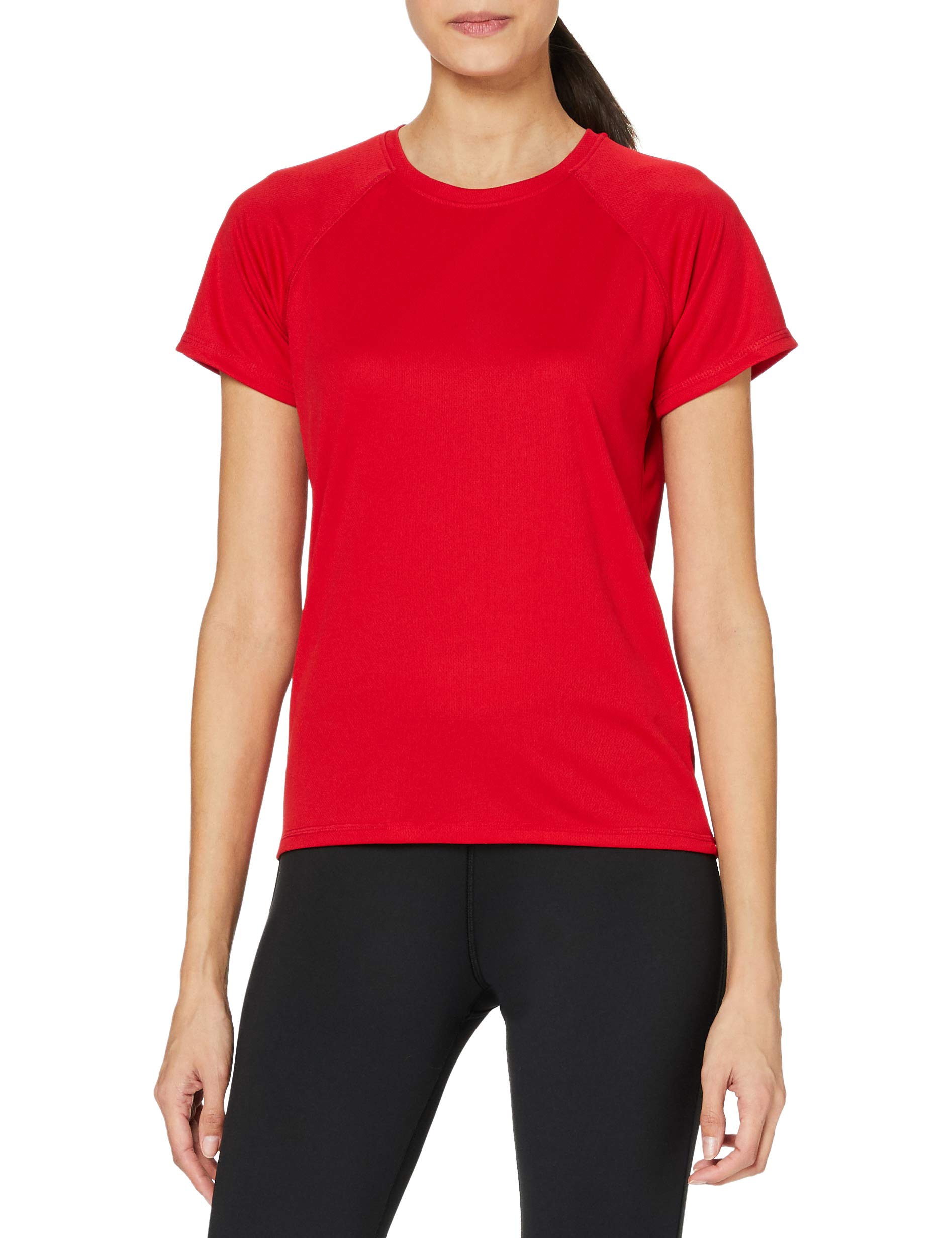 StedmanApparel Women's Active 140 Raglan/ST8500 Regular Fit Short Sleeve Sports T-Shirt