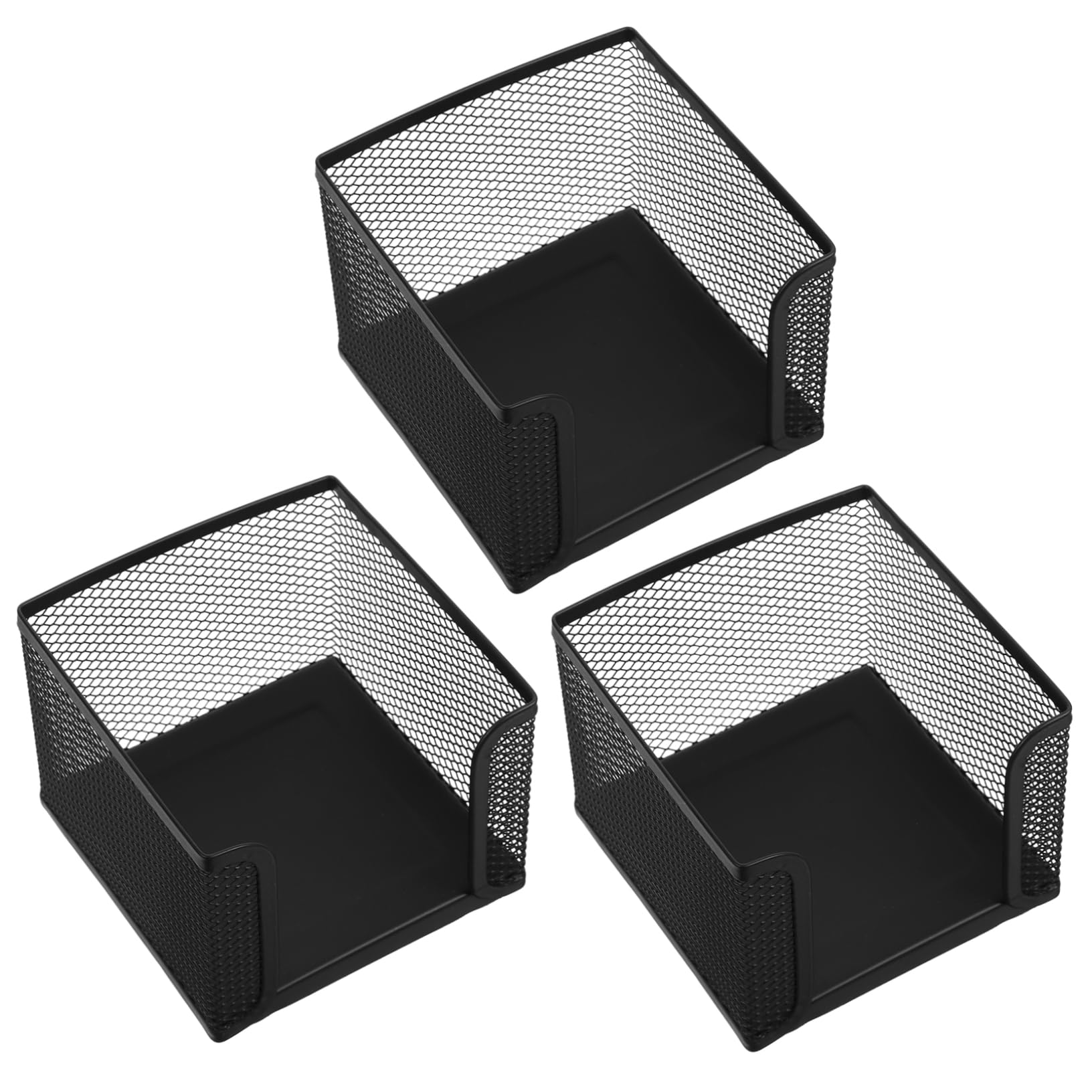 NUOBESTY 15stücke Teiliges Schwarzem -mesh Zettelbox Für Notizen Und Stifte Praktischer Schreibtischorganizer Für Büro Und
