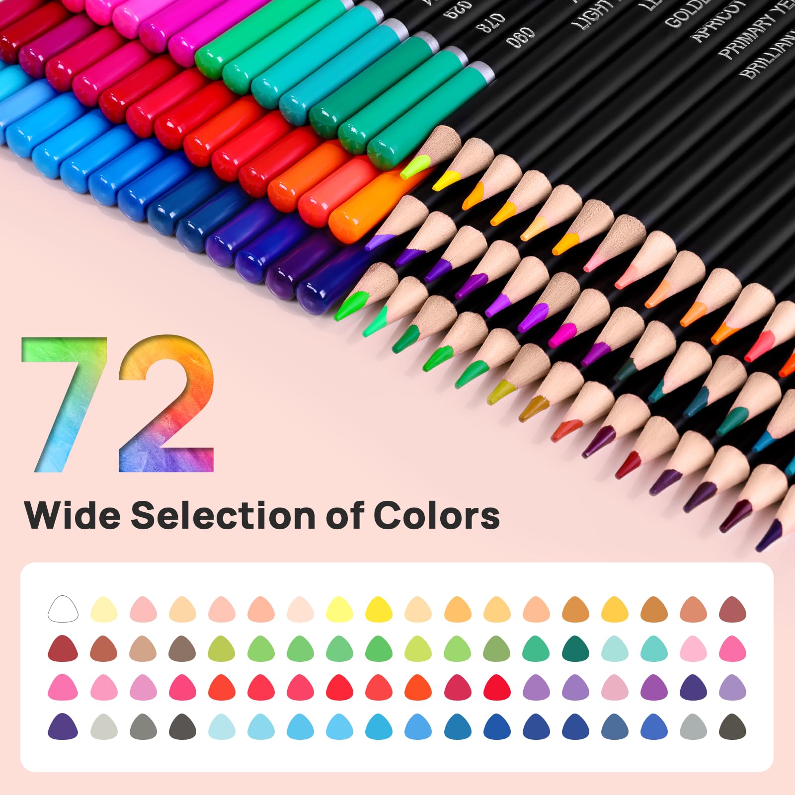 Amazon | Tongfushop 色鉛筆 72色 油性色鉛筆 セット カラーペンセット