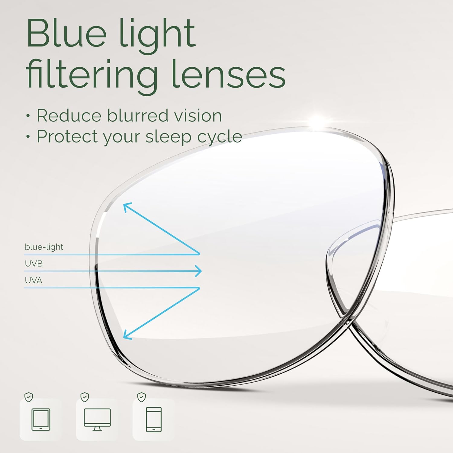 MIGSIR Blue Light Blocking Glasses for Computer Gaming, Fashion Fake Helps Reduce Screen Fatigue Eyeglasses for Women Men - Image 3