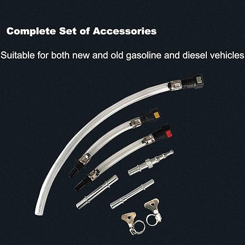 Miniatura 7 de 1500CC Fluid Extractor, Manual Fluid Extractor Pump with Extension Tubes, Automotive Fuel Suction & Vacuum Filler, Oil Syringe for Extracting Engine