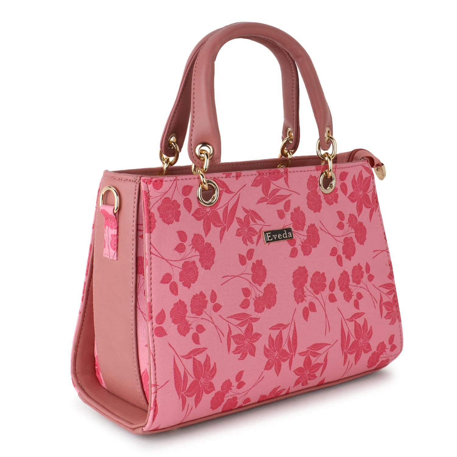 EVEDA Synthetic Leather Stylish Floral Printed Gorgeous Tote Handbag For Women (B0BY92BQ18) Amazon Price History, Amazon Price Tracker