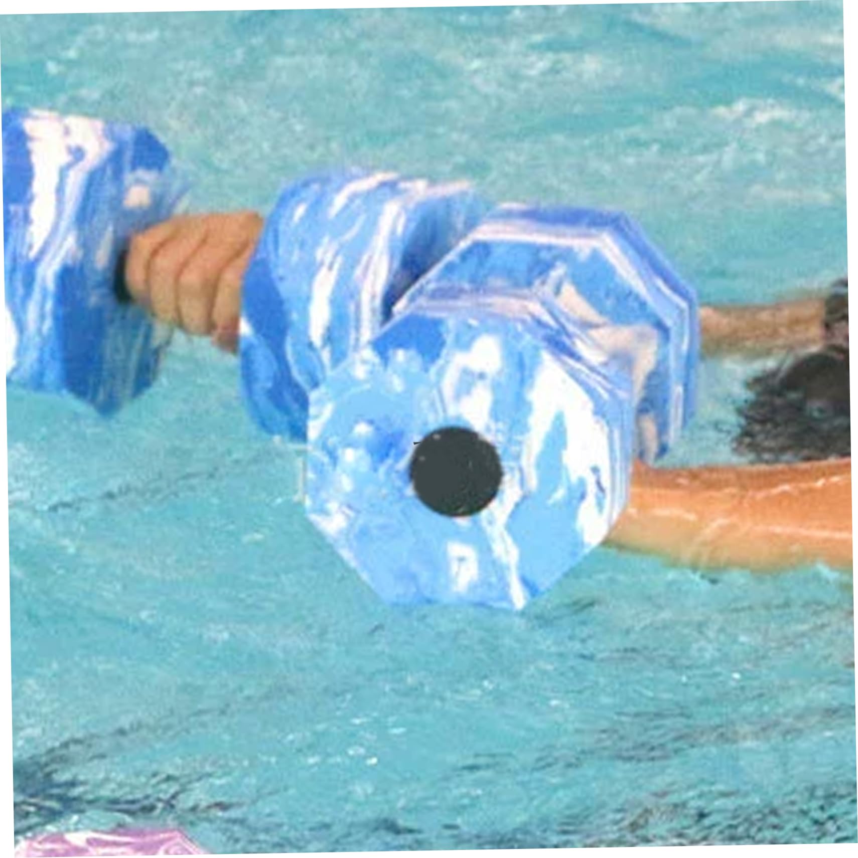 1 Paio di Pesi d'Acqua, Manubri in Schiuma Eva Attrezzatura per Aerobica in Acqua, Attrezzatura per Esercizi Piscina per Allenamento di Resistenza a Basso Impatto per Sport Adulti Allenamento