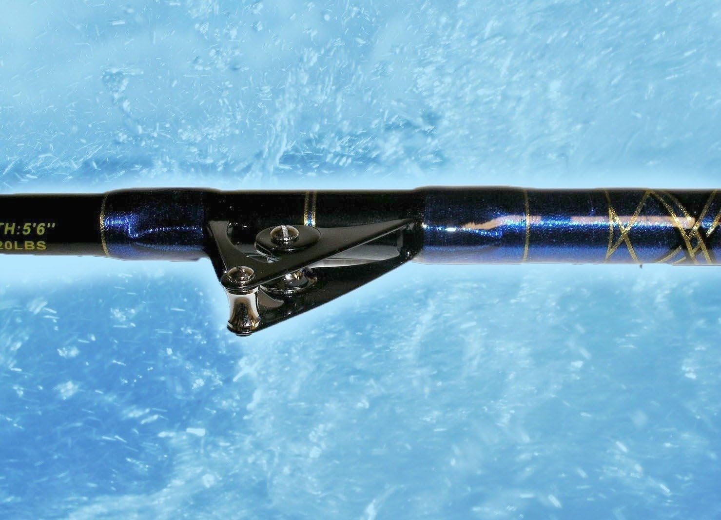 OKIAYA COMPOSIT 50-80LB Blueline Series Saltwater Big Game Roller Rod Set of 4