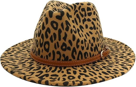 Fedora Hat Wide Brim Felt Panama Cap 