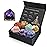 Crystals and Healing Stones Set with Orgonite Pyramid - (2-2.5 inch) Large 7 Chakras Stones, Positive Energy Healing Stones for Meditation Spiritual Protection, Christmas Birthday Gifts for Women