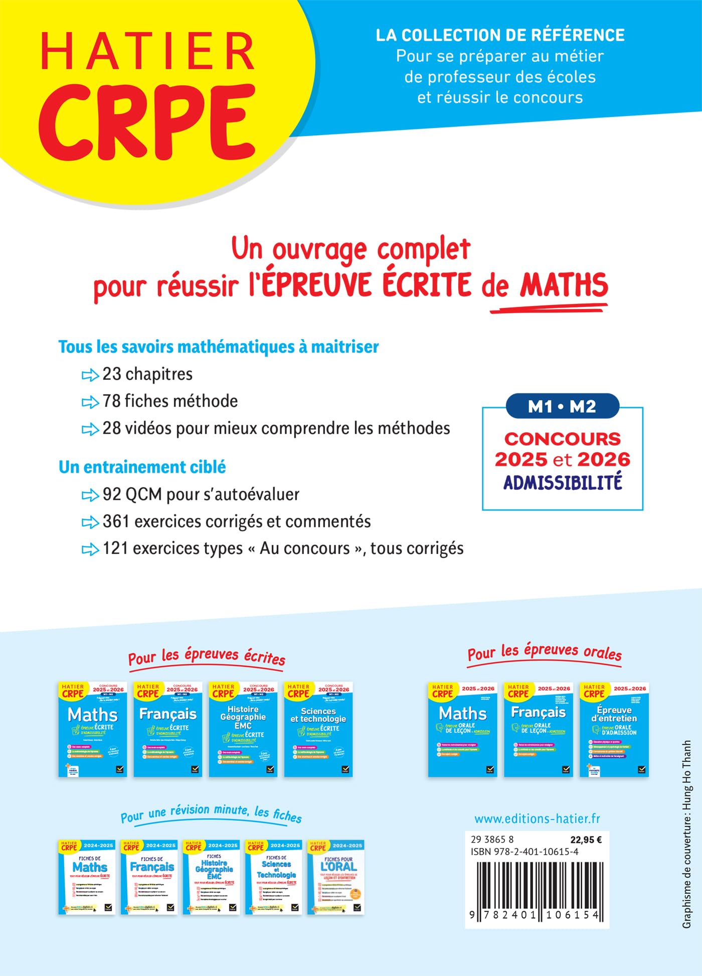 Mathématiques - CRPE 2026-2027 - Epreuve écrite d'admissibilité - L3 et M2