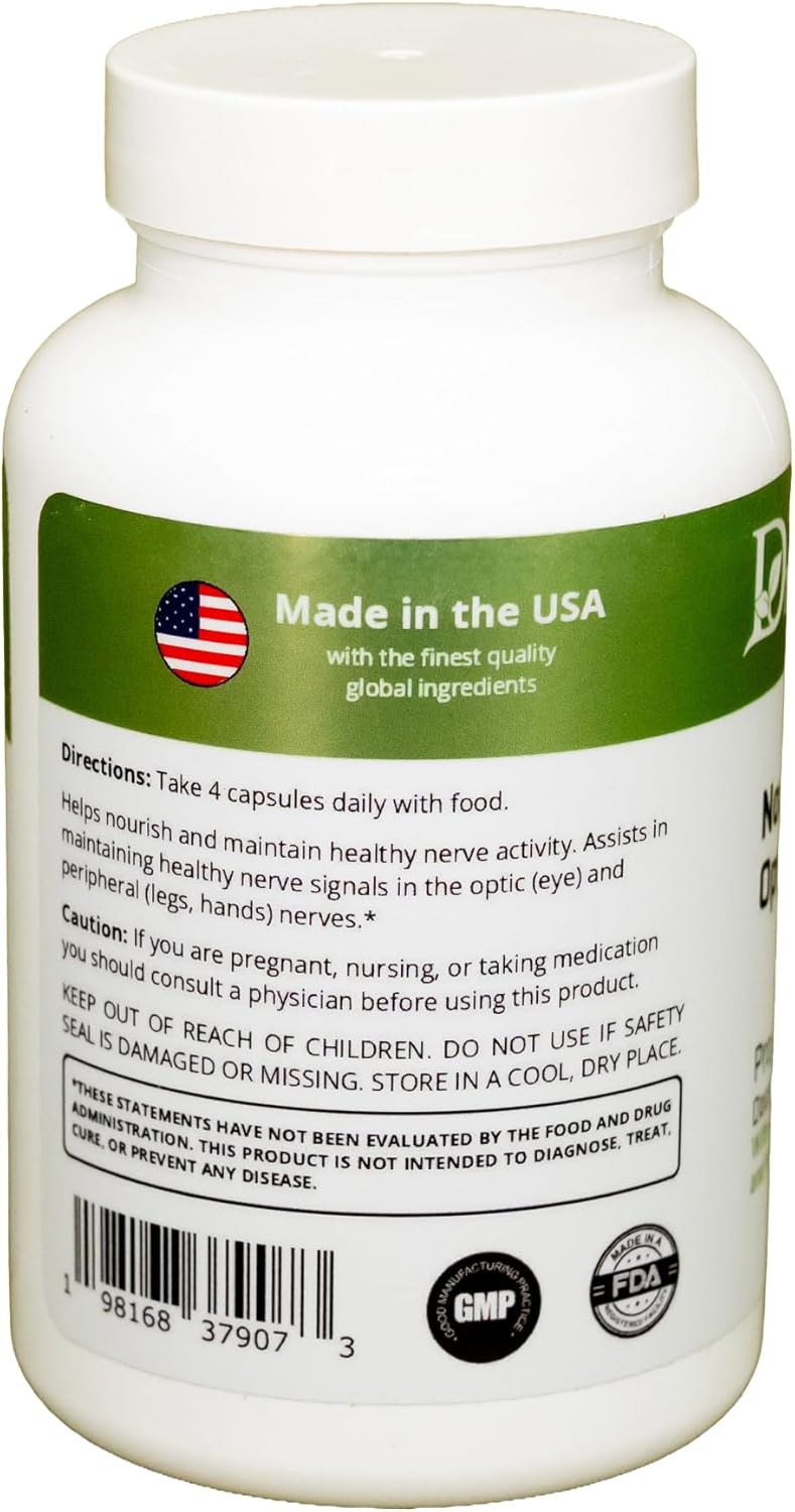 Nerve Relief for Hands and Feet by Dr. Vogel, MD – B-Complex & ALA (1 Month Supply) – Benfotiamine, ALCAR – Peripheral & Optic Nerve Health, Comfort & Sensitivity