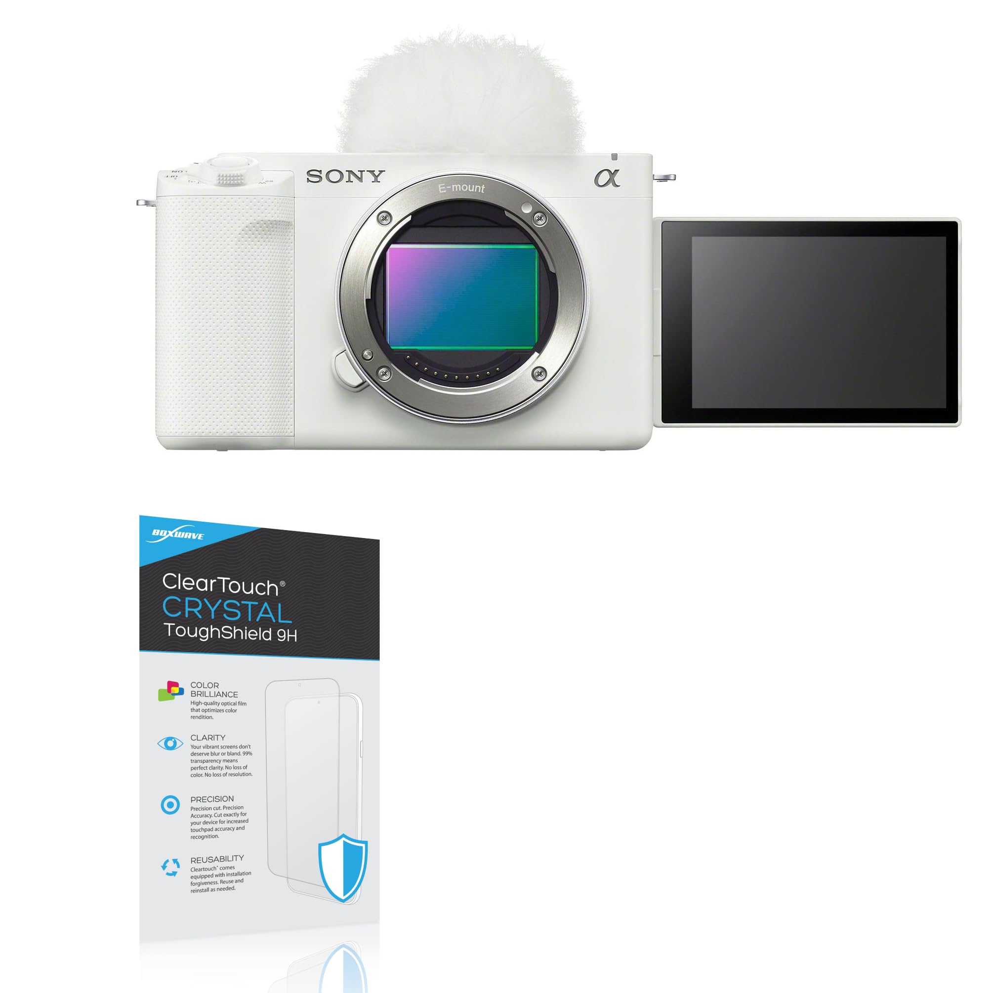 2-Pack ClearTouch Crystal Screen Protector For Sony XAV-AX200 - 9H Hardness, Flexible Film, Crystal Clear