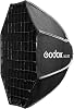 Godox ML-SF50 Octagon Softbox 37 50cm Godox Mount and Honeycomb Grid Softbox for for ML100Bi ML60II Bi Portable LED Video Light