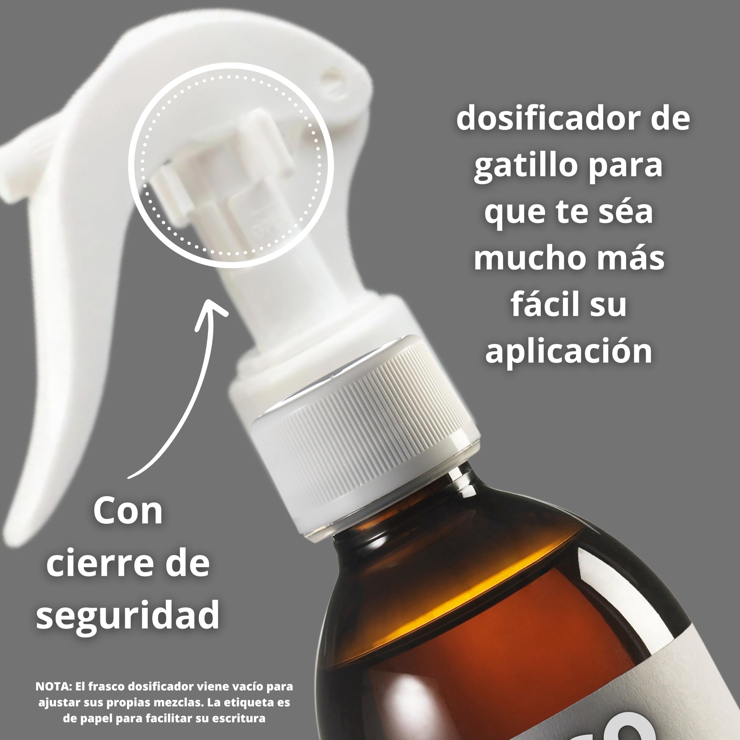 DMSO 500 ml. 99,9% Pureza Con Gotero | Dimetilsulfóxido Calidad Ph Eur | Regalo Frasco125ml + Difusor + Vasito Dosificador | Frascos Ámbar de Laboratorio | Precinto de Seguridad