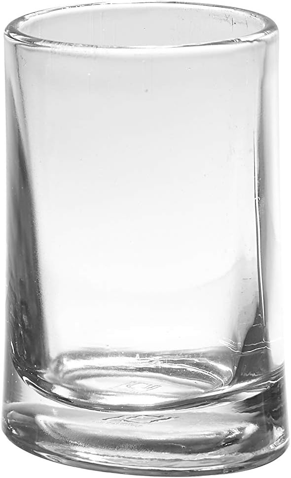 Amazon Basics Vapor 4-Piece Glass Bathroom Accessories Set