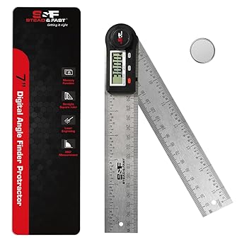 Angle Finder Tool Digital 7 Inch 200 mm Stainless Steel DPRAF 7 B Digital.