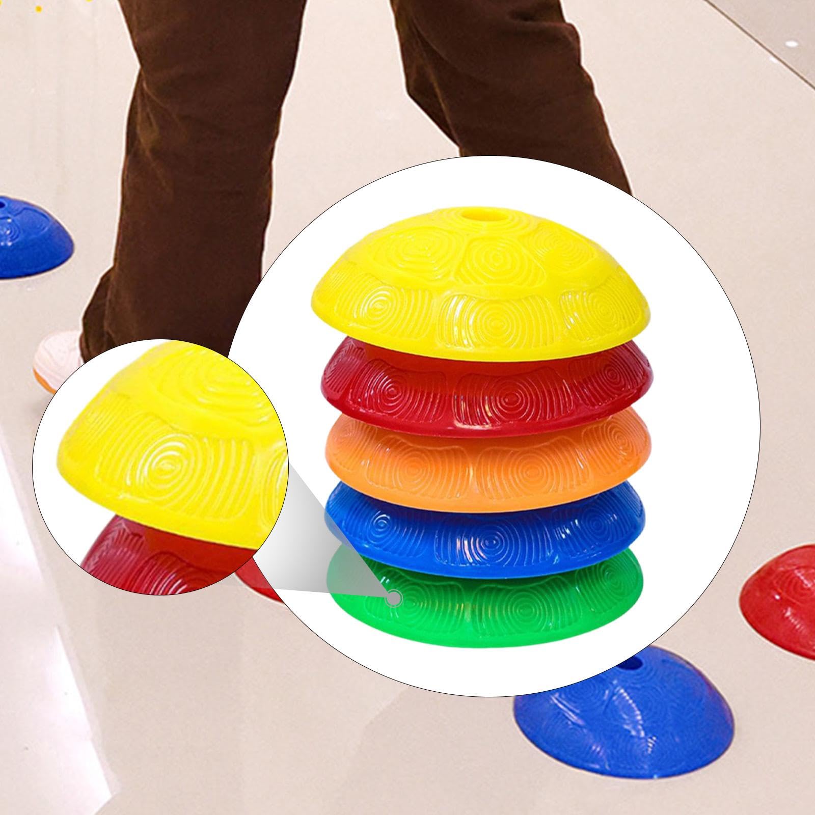 Pierres de Gué pour Enfants, Jouets Sensoriels, Exercices D'équilibre, Pierres D'équilibre Inférieures
