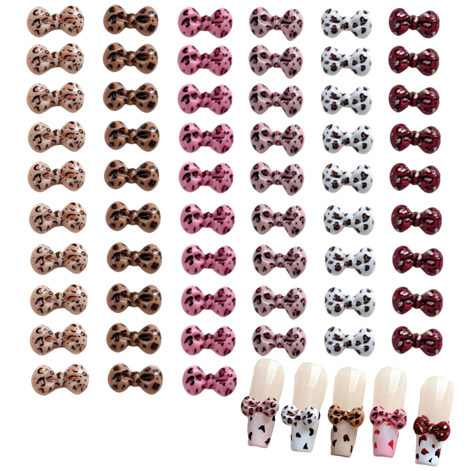 ヒョウ柄ミニーネイルパーツ ヒョウ柄ミニーネイルパーツの通販 by hitomi♡sweet♡nail｜ラクマ