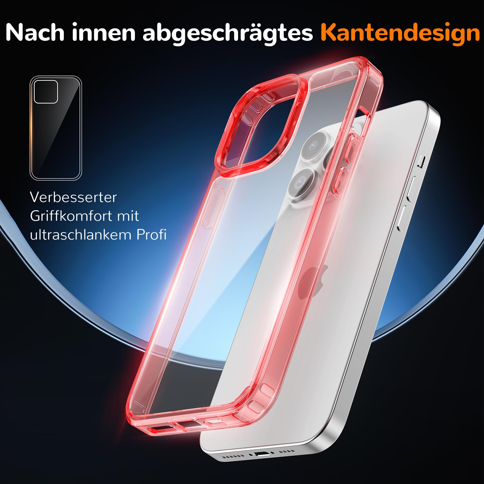 Clear Case for iPhone 15, Ultra Thin, Shockproof TPU Cover, Anti-Yellowing, Crystal Clear, Phone Case for Apple iPhone 15 - Clear — view 140