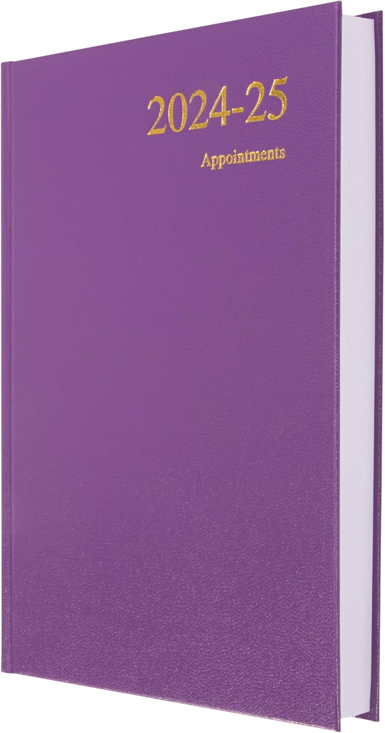 Collins Essential A5 Academic Year 2024-25 Day a Page Diary - Black - Mid Year Academic Planner for Students and Teachers - ESSA51M.99-2425 - July 2024 to July 2025