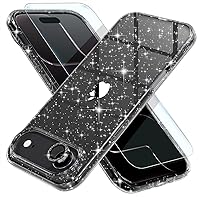 Vista 36 de Choiche, funda para iPhone 14 de mujer, brillante, protección de grado militar, 2 cubiertas de lentes de cámara Diamond, 2 protectores de vidrio