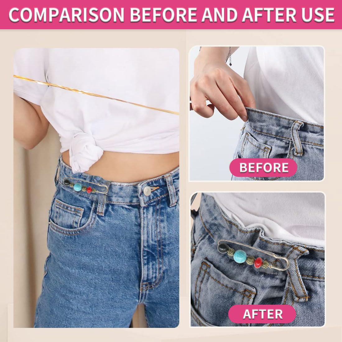 Clip Per Cardigan Vintage - Set 5 Spille Decorative Per Hijab, Sciarpe E Maglieria - Foto 5