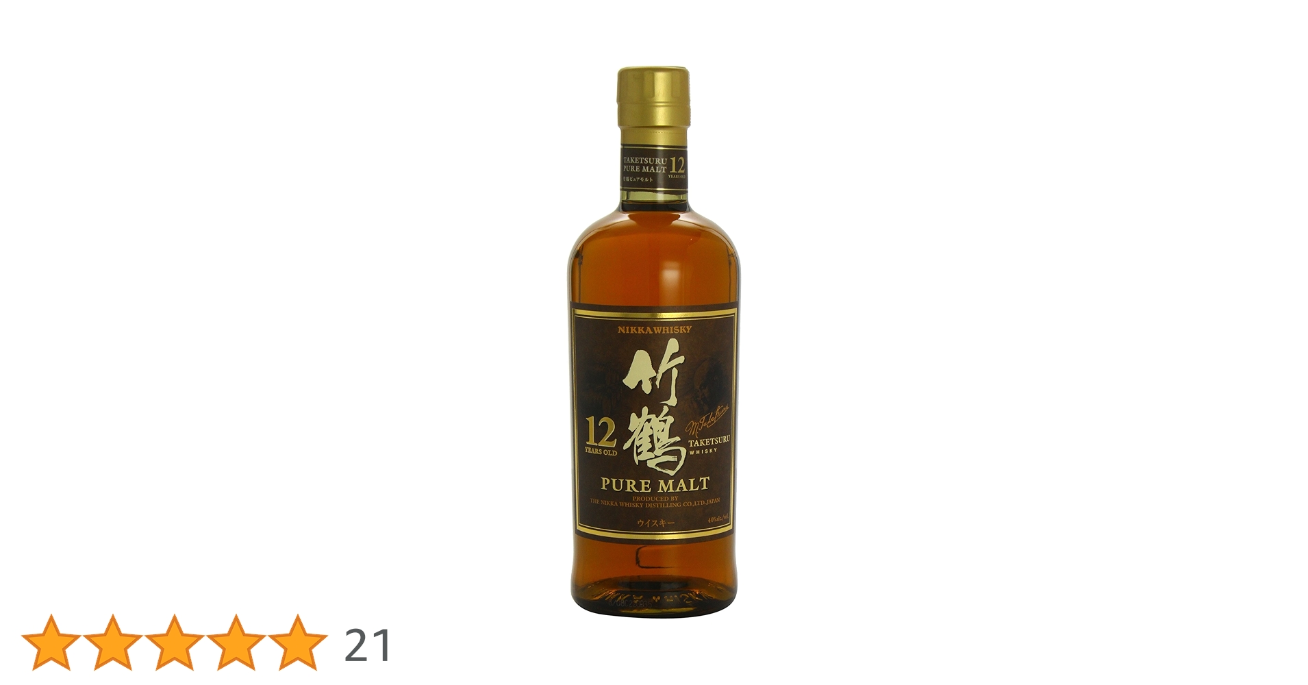 竹鶴12年　ピュアモルト　660ml ニッカウイスキー　モルト⭐︎ 楽天市場】ニッカ ウイスキー ピュアモルト 竹鶴12年 角瓶 40