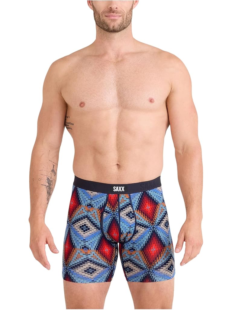 Multi SAXX UNDERWEAR Vibe Xtra Soft Comfort Boxer Brief Fly