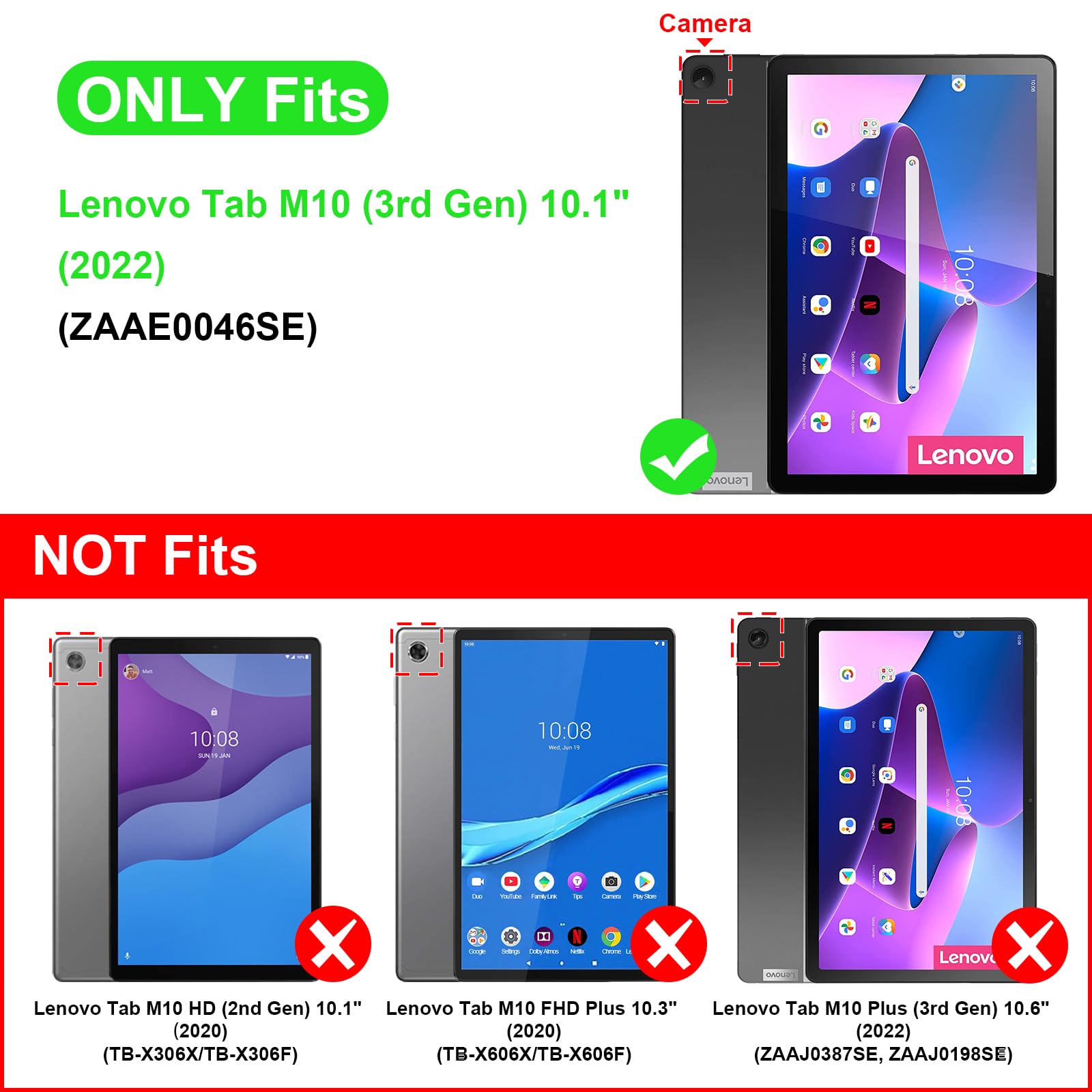 Housse Silicone Ultra Fine Pour Lenovo Tab M10 Plus 10.6 (Gen 3) - Transparente, Neuf Sous Emballage