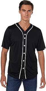 Urban Classics Men\'s Baseball Jersey Casual Sports Shirt