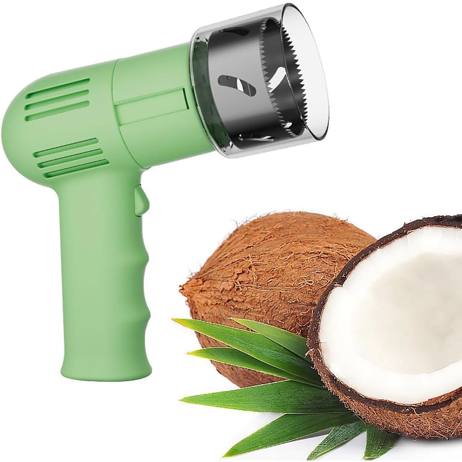 Ouvre-noix de coco électrique et extracteur de coquille en acier inoxydable