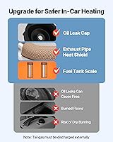 Vista 3 de VEVOR - Calentador de aire diésel de 8 kW todo en uno, DC12-24V, calentador de aire diésel de calentamiento rápido con control remoto y pantalla