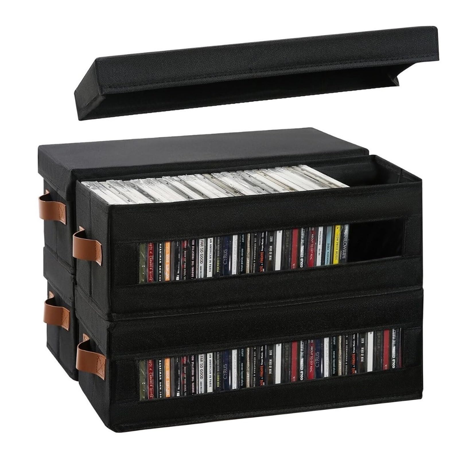 Bolsa de tela para guardar CD en el salón manteniendo tus películas y música ordenadas