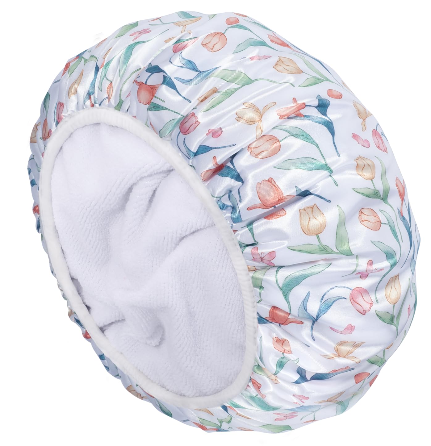 Gootty Shower Cap, Terry lined Reusable shower caps, Large