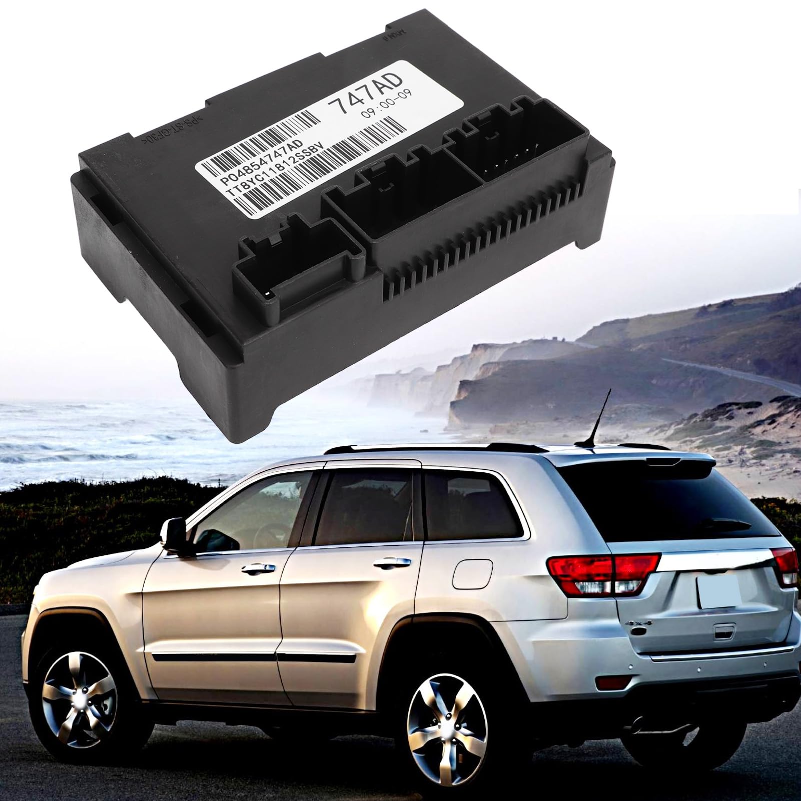 Module de Commande de Boîtier de Transfert de Remplacement pour avec Quadra Trac Active on Demand 4wd 2012 à 2013, Remplace 4854747AC, 4854747AD, 04854747AC