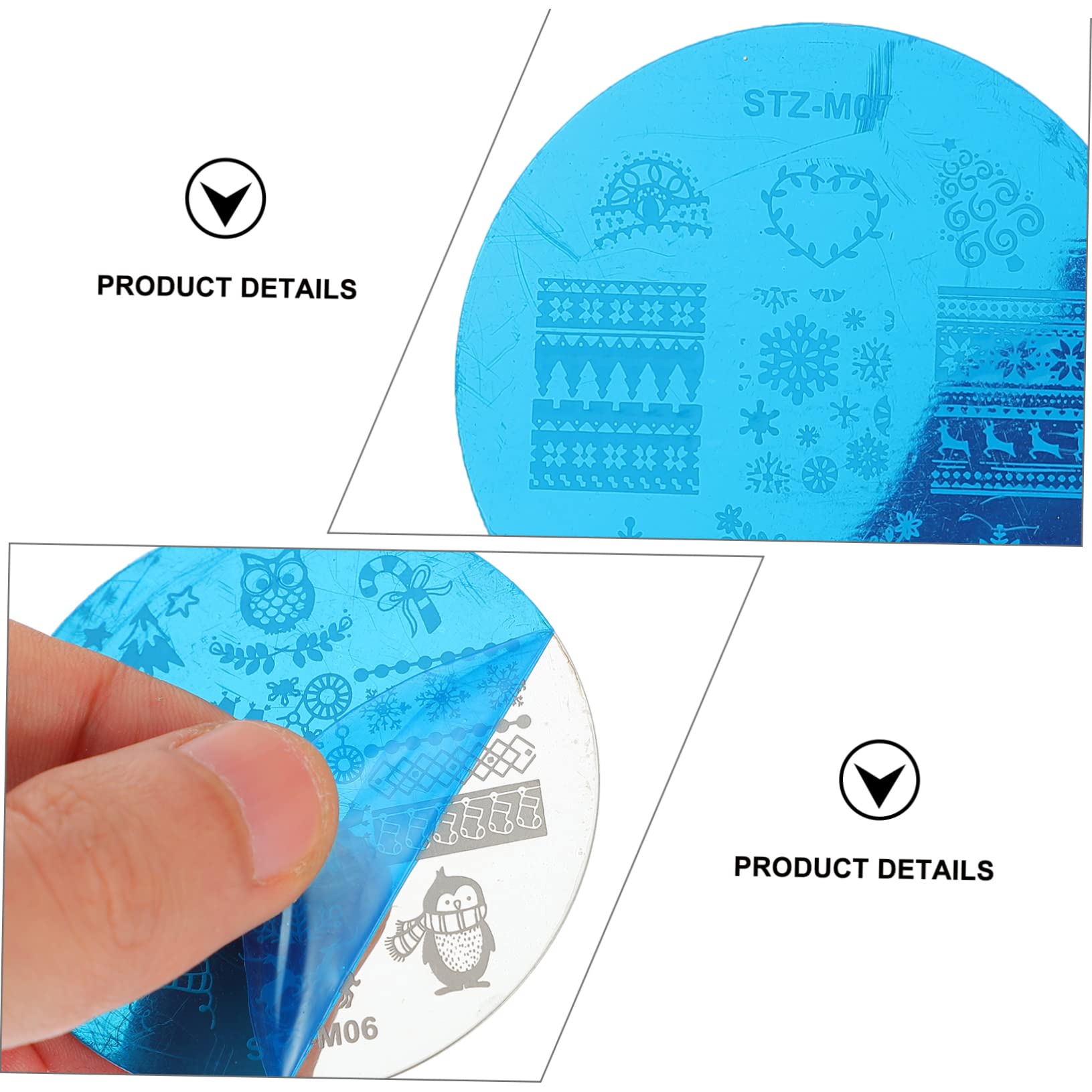 Healvian 30fogli Piastrine Natalizie Per Stamping Unghie Strumenti Per Nail Art Stile Misto Decorazioni Per Manicure e Pedicure Design Profondi e Duraturi