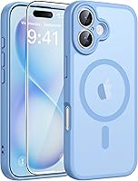 Vista 167 de FNTCASE - Funda para iPhone 15, iPhone 14 y iPhone 13, magnética, translúcida, fina y antigolpes, protección de grado militar, resistente a caídas